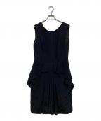 PRADAプラダ）の古着「ノースリーブドレスワンピース」｜ネイビー