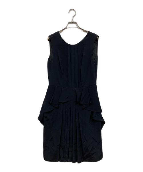 PRADA（プラダ）PRADA (プラダ) ノースリーブドレスワンピース ネイビー サイズ:42の古着・服飾アイテム