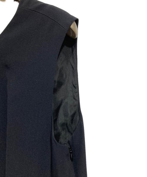 PRADA（プラダ）PRADA (プラダ) ノースリーブドレスワンピース ネイビー サイズ:42の古着・服飾アイテム