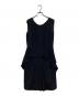 PRADA（プラダ）の古着「ノースリーブドレスワンピース」｜ネイビー
