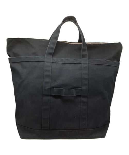 marimekko（マリメッコ）marimekko (マリメッコ) キャンバストートバッグ ネイビーの古着・服飾アイテム