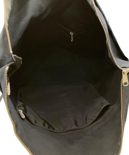 marimekko（マリメッコ）marimekko (マリメッコ) キャンバストートバッグ ネイビーの古着・服飾アイテム