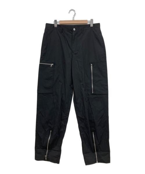 MICHAEL KORS（マイケル・コース）MICHAEL KORS (マイケル・コース) Cotton Poplin Zip Cargo Pants ブラック サイズ:34×34の古着・服飾アイテム