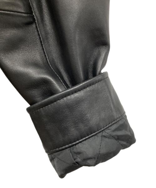 MICHAEL KORS（マイケル・コース）MICHAEL KORS (マイケル・コース) シングルライダースジャケット ブラック サイズ:Sの古着・服飾アイテム