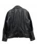 MICHAEL KORS (マイケル・コース) シングルライダースジャケット ブラック サイズ:S：20000円
