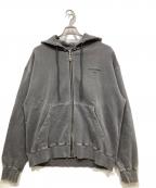 OYオーワイ）の古着「SKETCH BEAR ジップパーカー」｜グレー