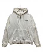 OYオーワイ）の古着「ベアプリントジップパーカー」｜ホワイト