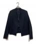 theory（セオリー）の古着「ノーカラージャケット」｜ネイビー