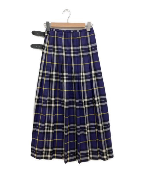 O'NEIL OF DUBLIN（オニールオブダブリン）O'NEIL OF DUBLIN (オニールオブダブリン) キルトラップスカート ネイビー サイズ:6の古着・服飾アイテム