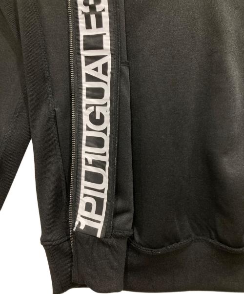 1PIU1UGUALE3 RELAX（ウノピゥウノウグァーレトレ リラックス）1piu1uguale3 relax (ウノピゥウノウグァーレトレ リラックス) ライントラックジャケット ブラック サイズ:Lの古着・服飾アイテム