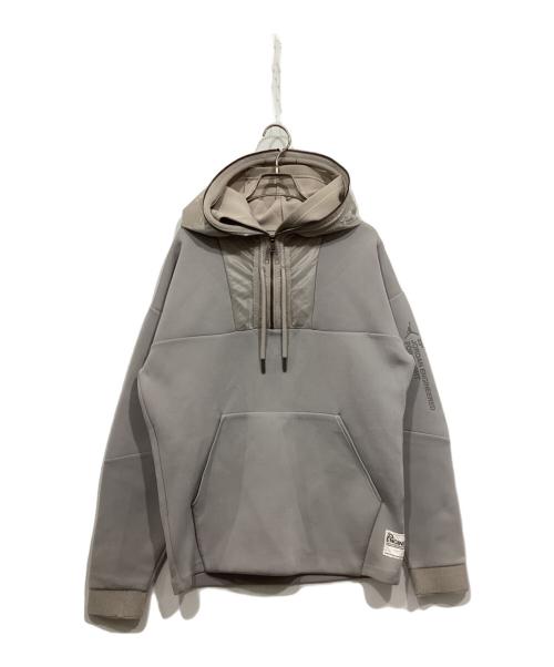 NIKE（ナイキ）NIKE (ナイキ) ハーフジップボンディングパーカー グレー サイズ:Sの古着・服飾アイテム