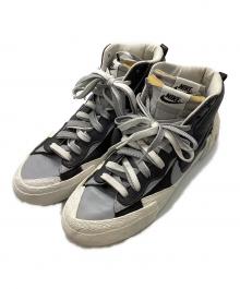NIKE×sacai（ナイキ×サカイ）の古着「ハイカットスニーカー / BLAZER MID」｜ブラック×グレー / BLACK/WOL