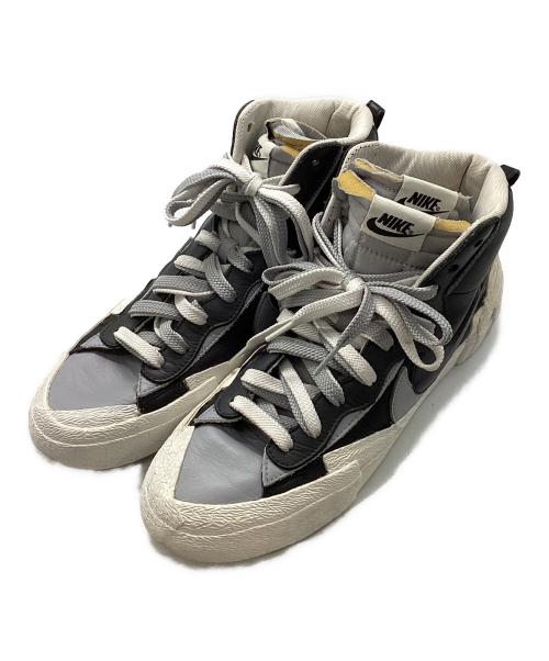 NIKE（ナイキ）NIKE (ナイキ) ハイカットスニーカー / BLAZER MID ブラック×グレー / BLACK/WOLF GREY/WHITE サイズ:27.5cmの古着・服飾アイテム