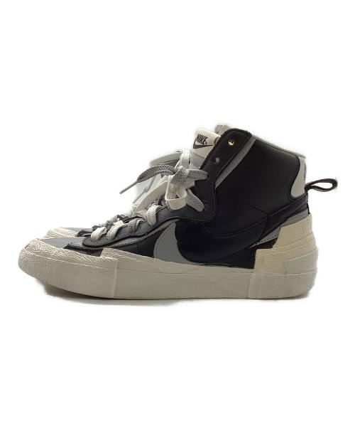 NIKE（ナイキ）NIKE (ナイキ) ハイカットスニーカー / BLAZER MID ブラック×グレー / BLACK/WOLF GREY/WHITE サイズ:27.5cmの古着・服飾アイテム