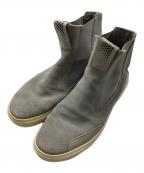 STONE ISLANDストーンアイランド）の古着「サイドゴアハイカットスニーカー / CXADO 6419」｜グレー