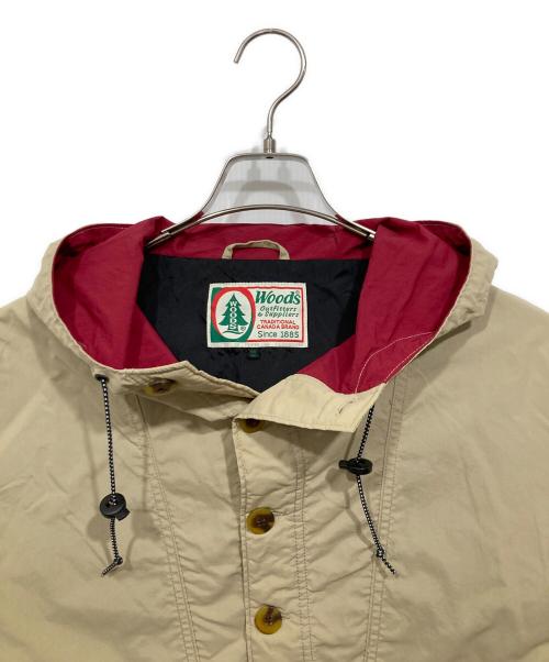 Wood's（ウッズ）Wood's (ウッズ) アノラックパーカー ベージュ サイズ:Mの古着・服飾アイテム