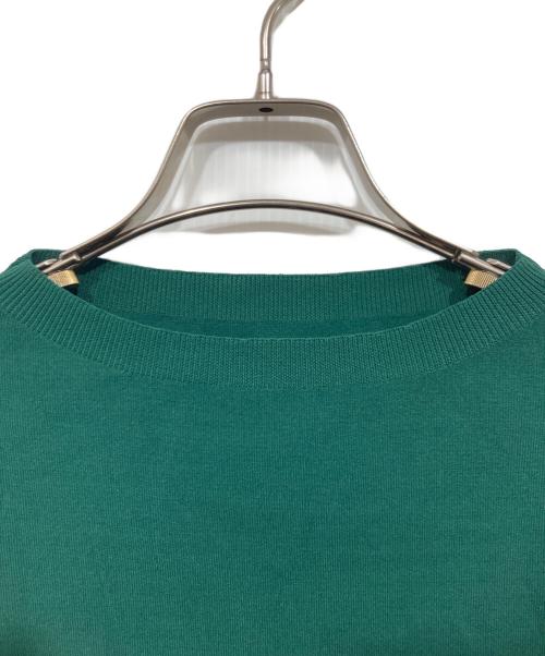 SOEJU（ソージュ）SOEJU (ソージュ) クルーネックニットプルオーバー グリーン サイズ:Mの古着・服飾アイテム