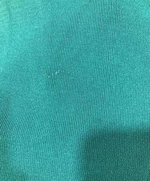 SOEJU（ソージュ）SOEJU (ソージュ) クルーネックニットプルオーバー グリーン サイズ:Mの古着・服飾アイテム