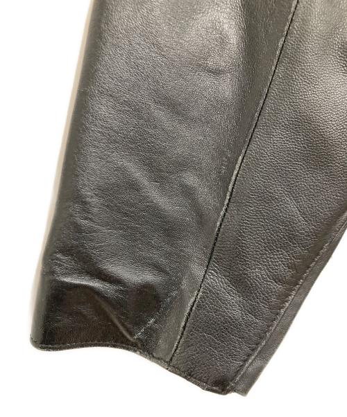 International Gallery BEAMS（インターナショナルギャラリービームス)）International Gallery BEAMS (インターナショナルギャラリービームス)) レザーライダースコート ブラック サイズ:Mの古着・服飾アイテム