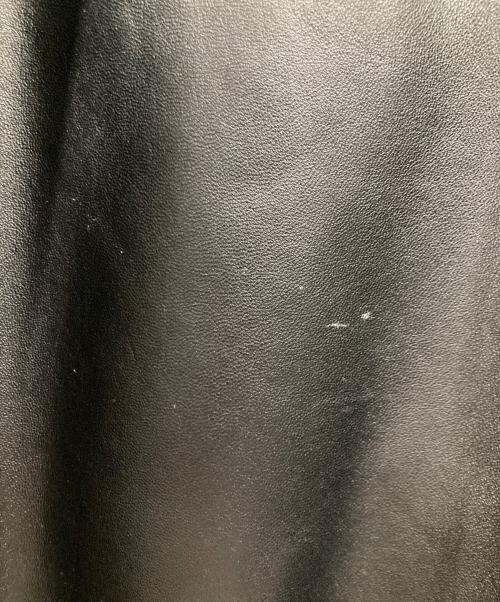 International Gallery BEAMS（インターナショナルギャラリービームス)）International Gallery BEAMS (インターナショナルギャラリービームス)) レザーライダースコート ブラック サイズ:Mの古着・服飾アイテム