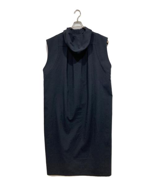 RIM.ARK（リムアーク）RIM.ARK (リムアーク) シアサッカープルオーバーワピース / Comfy hood OP ネイビー サイズ:Ｓの古着・服飾アイテム