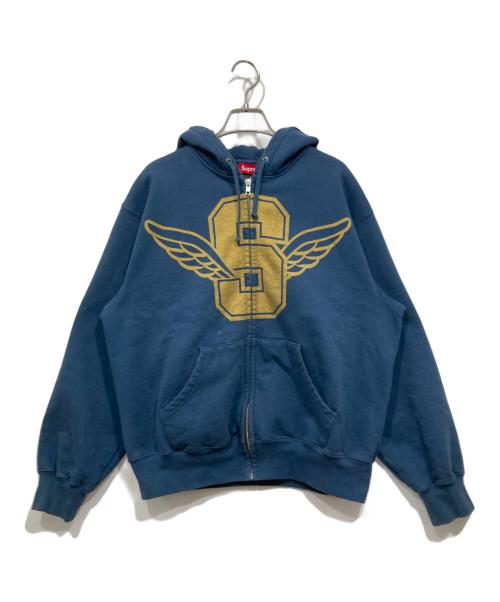 SUPREME（シュプリーム）SUPREME (シュプリーム) Wings Zip Up Hooded Sweatshirt ネイビー サイズ:Sの古着・服飾アイテム