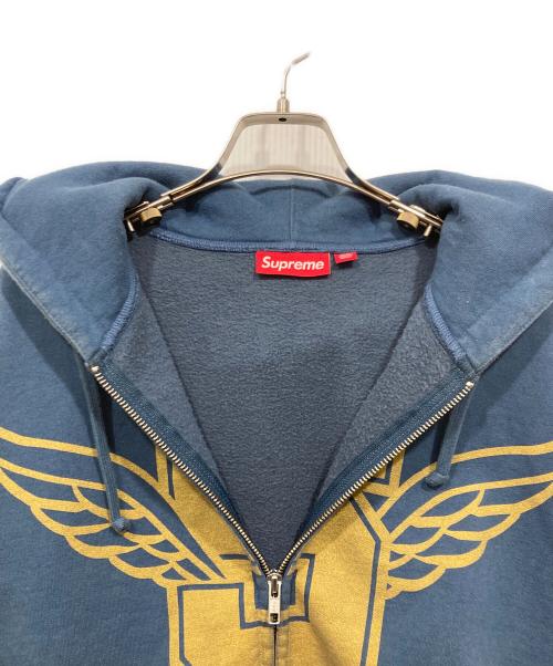 SUPREME（シュプリーム）SUPREME (シュプリーム) Wings Zip Up Hooded Sweatshirt ネイビー サイズ:Sの古着・服飾アイテム