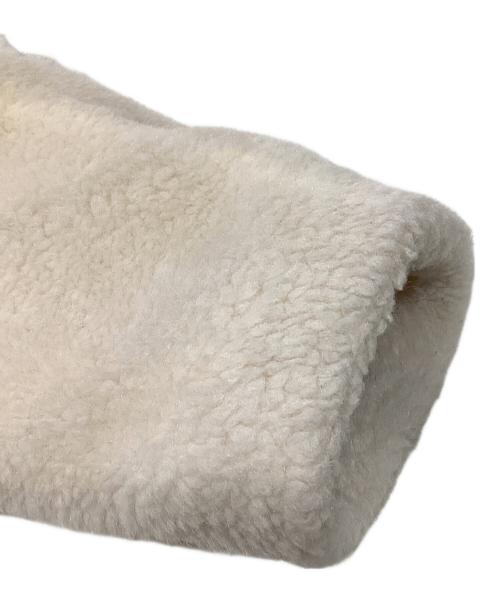 Lily Brown（リリーブラウン）Lily Brown (リリーブラウン) 襟付きボアジャケット アイボリー サイズ:Fの古着・服飾アイテム