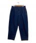 KUON（クオン）の古着「タックデニムパンツ」｜インディゴ