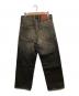 ENCOMING (インカミング) クラッシュリペアデニムパンツ /  SLASHED DENIM TROUSER グレー サイズ:W32（81.0cm）：17000円