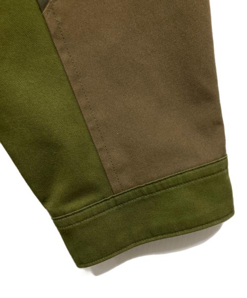 KUON（クオン）KUON (クオン) パッチワークジャケット / Tonal Patchwork Jacket グリーン サイズ:サイズ表記なしの古着・服飾アイテム