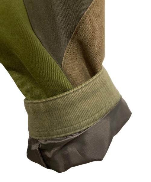 KUON（クオン）KUON (クオン) パッチワークジャケット / Tonal Patchwork Jacket グリーン サイズ:サイズ表記なしの古着・服飾アイテム
