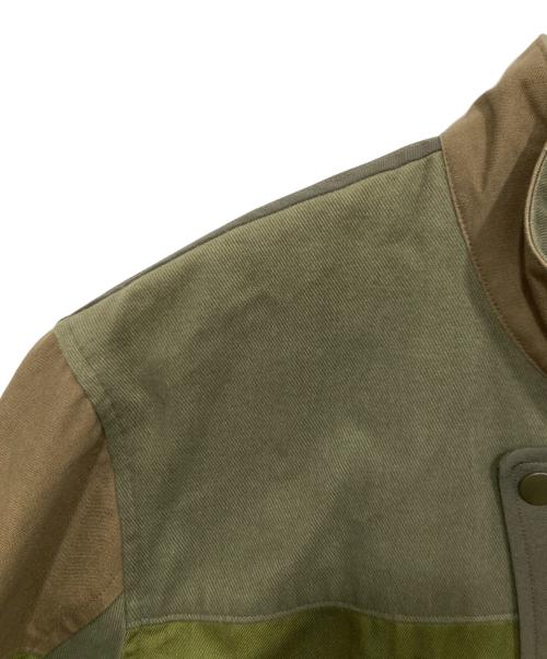 KUON（クオン）KUON (クオン) パッチワークジャケット / Tonal Patchwork Jacket グリーン サイズ:サイズ表記なしの古着・服飾アイテム