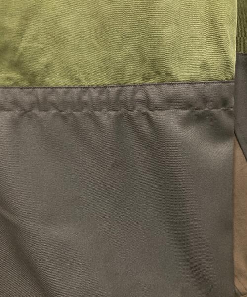 KUON（クオン）KUON (クオン) パッチワークジャケット / Tonal Patchwork Jacket グリーン サイズ:サイズ表記なしの古着・服飾アイテム