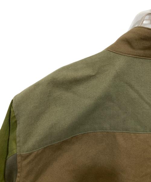 KUON（クオン）KUON (クオン) パッチワークジャケット / Tonal Patchwork Jacket グリーン サイズ:サイズ表記なしの古着・服飾アイテム