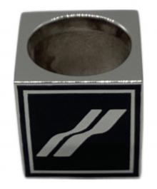 WE11DONE（ウェルダン）の古着「スクエアロゴダイスリング」｜ブラック