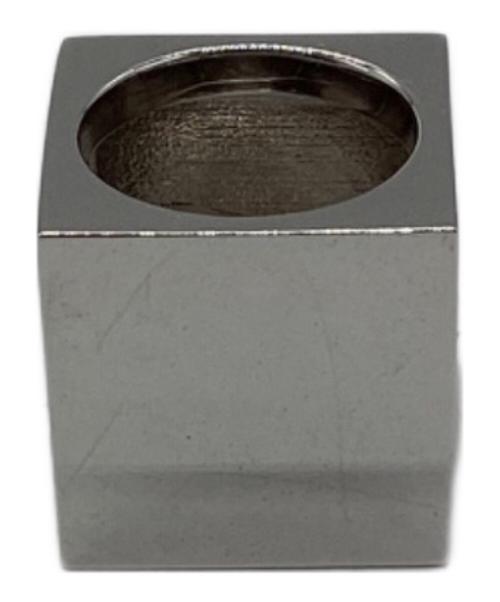 WE11DONE（ウェルダン）WE11DONE (ウェルダン) スクエアロゴダイスリング ブラック サイズ:14号の古着・服飾アイテム