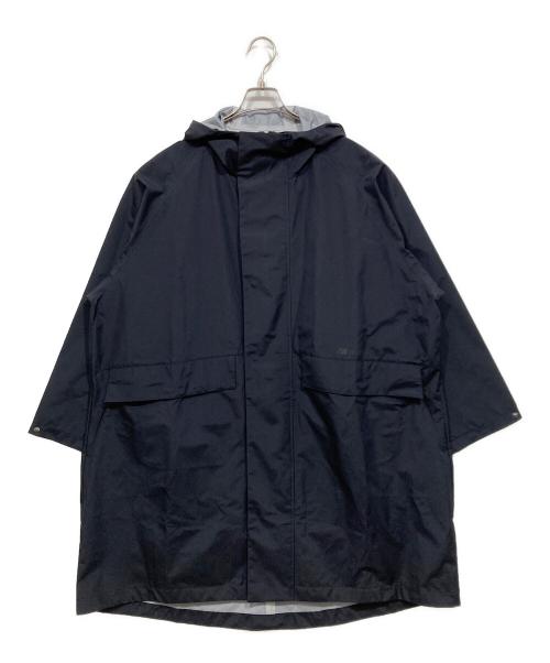 NEW BALANCE（ニューバランス）NEW BALANCE (ニューバランス) フーディーロングジャケット / Hooded Long Jacket ネイビー サイズ:Ｍの古着・服飾アイテム