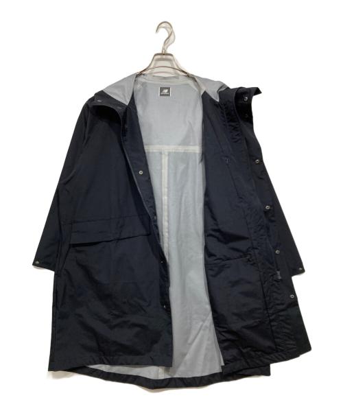 NEW BALANCE（ニューバランス）NEW BALANCE (ニューバランス) フーディーロングジャケット / Hooded Long Jacket ネイビー サイズ:Ｍの古着・服飾アイテム
