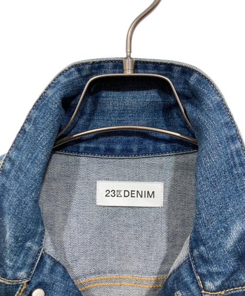 23区（ニジュウサンク）23区 (ニジュウサンク) デニムジャケット ブルー サイズ:Mの古着・服飾アイテム