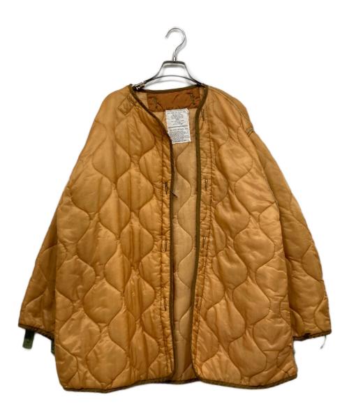US ARMY（ユーエスアーミー）US ARMY (ユーエスアーミー) キルトライナージャケット オレンジ サイズ:Mの古着・服飾アイテム