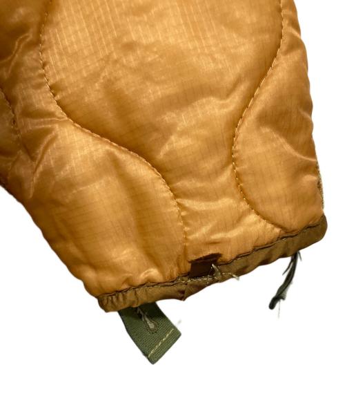 US ARMY（ユーエスアーミー）US ARMY (ユーエスアーミー) キルトライナージャケット オレンジ サイズ:Mの古着・服飾アイテム