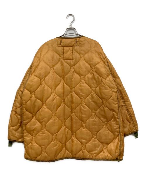 US ARMY（ユーエスアーミー）US ARMY (ユーエスアーミー) キルトライナージャケット オレンジ サイズ:Mの古着・服飾アイテム