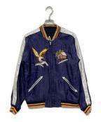 BEAMS BOY×東洋エンタープライズビームスボーイ×トウヨウエンタープライズ）の古着「ALASKA リバーシブルスカジャン」｜ネイビー