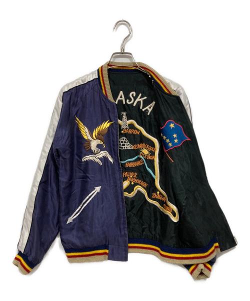 BEAMS BOY（ビームスボーイ）BEAMS BOY (ビームスボーイ) 東洋エンタープライズ (トウヨウエンタープライズ) ALASKA リバーシブルスカジャン ネイビー サイズ:サイズ表記なしの古着・服飾アイテム