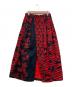 FWk Engineered Garments (エフダブリューケーエンジニアードガーメンツ) 総柄スカート レッド×ブラック サイズ:S：7000円