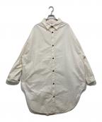 Yarmoヤーモ）の古着「オーバーサイズシャツ」｜アイボリー