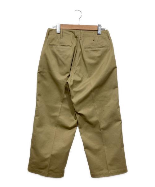 sanca（サンカ）sanca (サンカ) チノパン / TC TWILL WIDE TROUSERS ベージュの古着・服飾アイテム