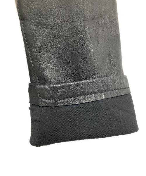 Shama（シャマ）Shama (シャマ) レザージャケット ブラック サイズ:38の古着・服飾アイテム