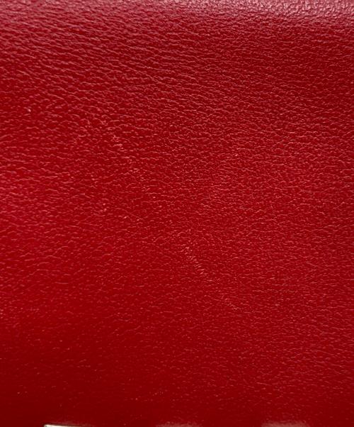 VALENTINO GARAVANI（ヴァレンティノ・ガラヴァーニ）VALENTINO GARAVANI (ヴァレンティノ・ガラヴァーニ) スタッズ2つ折り財布 レッドの古着・服飾アイテム